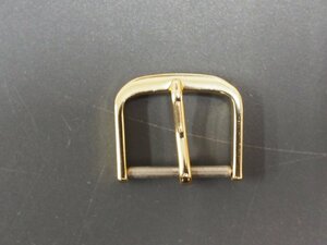 中古 セイコー シチズン カシオ 汎用 尾錠 美錠 ピンバックル 色: ゴールド 幅: 15mm 管理No.31591