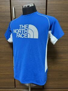 THE NORTH FACE(ザ・ノースフェイス） S/S GTD LOGO CR（GTDロゴクルー）NT11797 ブルー M ランニング トレラン GOLDWIN正規品