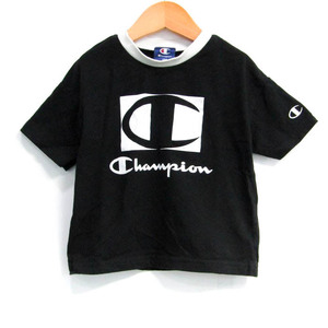 チャンピオン 半袖Ｔシャツ トップス ロゴT スポーツウエア キッズ 男の子用 100サイズ ブラック Champion