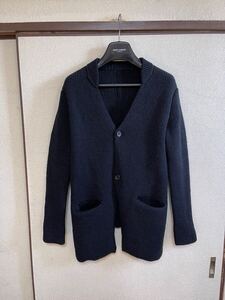 【即決】【美品】 KAZUYUKI KUMAGAI ATTACHMENT カズユキクマガイ アタッチメント KNIT COAT ニットコート BLACK ブラック 黒色