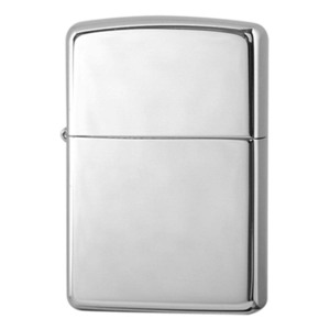 Zippo ジッポライター 無地 100 ミクロン ＃200 ミラー 鏡面 ポリッシュ 銀メッキ 80001