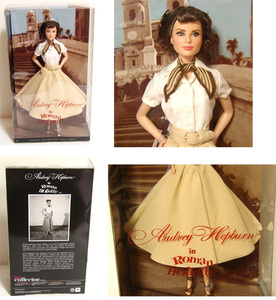 オードリー ヘプバーン, ローマの休日, バービー人形 / Audrey Hepburn,Roman Holiday,BARBIE,バービー,レトロ,マテル社,PINK LABEL Mattel