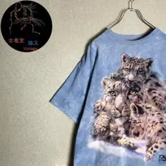 ✮Tシャツ　THE MOUNTAIN　アニマル　ユキヒョウ　90‘s　2XL✮