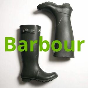 新品★Barbour Bede Boot バブアー サイドストラップ レイン ブーツ オリーブ UK7 UK8 25.5 26 26.5 27cm 国内正規品