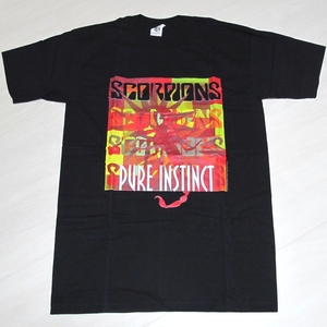 ◇ スコーピオンズ SCORPIONS Tシャツ PURE INSTINCT TOUR 1996 ブラック Lサイズ ◇