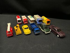 □Hb右4□80 TOMICA トミカ　11点まとめ　ミニカー　おもちゃ　玩具　ドラえもん　マクドナルド　バヤリース　コカコーラ　消防車