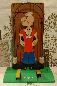ポパイ アンティーク トーイ Popeye holgate vintage antique toy 木製 60s