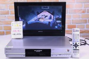 DVDレコーダー Panasonic DMR-E55 2004年製 リモコン付き DVD-RAM/DVD-R 中古現状品■(W0091)