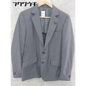 ◇ HAMNETT ハムネット 2B シングル 長袖 テーラード ジャケット サイズL グレー系 メンズ