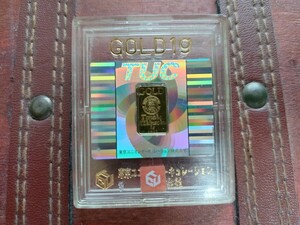 金1g インゴット ケース入り GOLD 東京ユニオンサーキュレーション TUC 田中貴金属