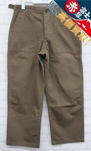 3P8250/WAREHOUSE Lot1086 HBT MILITARY PANTS ウエアハウス ミリタリーヘリンボーンベイカーパンツ