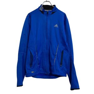 adidas ジャージ アディダス L~ ブルー スポーツウェア トラック 古着卸 アメリカ仕入 a611-6460