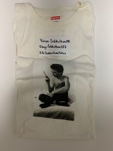 【ほぼ新品】 Supreme　シュプリーム　Tシャツ　LARRY CLARK KIDS GUN　Box Logo　白　XL　希少