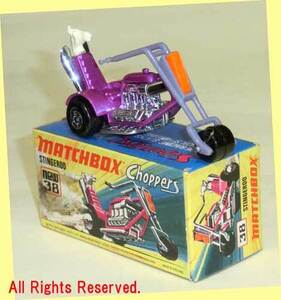 ▲▲MatchBox-#New38 STINGEROO CHOPPER★英国製 ダイキャスト製ミニチュアカー★一次流通 新品未使用美品・激レア超貴重・外箱難少々