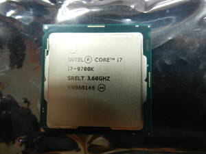 Intel Core i7 9700K ケース・箱なし　美品　動作確認済