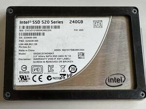 INTEL SSD 240GB【動作確認済み】0530　