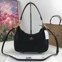 新品 COACH テリー ホーボー 新品 脇下バッグ CJ517