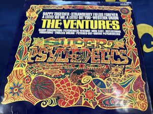 The Ventures★中古LP国内赤盤ペラジャケ「ベンチャーズ～これがサイケデリック・サウンド」