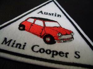 Mini ワッペン　RED　AUSTIN