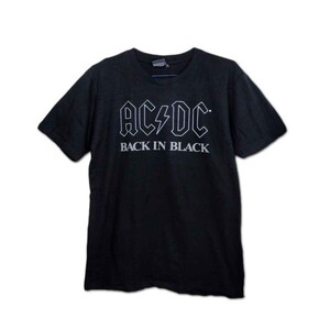 AC/DC バンドTシャツ エーシー・ディーシー Back In Black L