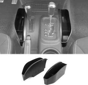 SQQP ギア収納ボックス 適用 ジープ ラングラー JK 2011-2017用 【ABS素材/車用接着剤の取り付け/分類収納/車