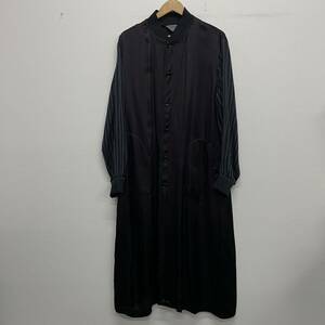 【GOOD DESIGN SHOP COMME des GARCONS】グッドデザインショップ コムデギャルソン★ロングコート 袖切替ストライプ sizeM IH-C001 04