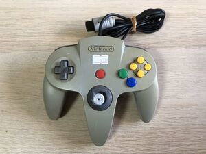 N64 ニンテンドー64 周辺機器 コントローラー グレー 動作確認済み 【管理 14534】【C】