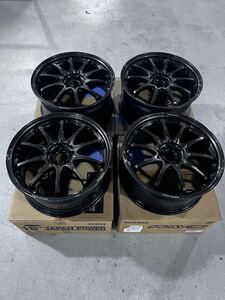 【中古美品】【最終出品】RAYS CE28N-plus 8.5j インセット45 18インチ 5H PCD:100 4本 MM ダイヤモンドダークガンメタ 86/BRZ ZN6 ZC6