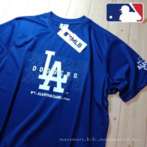 新品 L ドジャース　MLB メジャーリーグ ドライ 速乾 Ｔシャツ　 Tシャツ