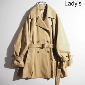 M5295P　▼Lisiere リジェール アパルトモン▼ 23SS SHORT TRENCH COAT ショート トレンチコート ベージュ / スプリングコート 春秋 rb mks