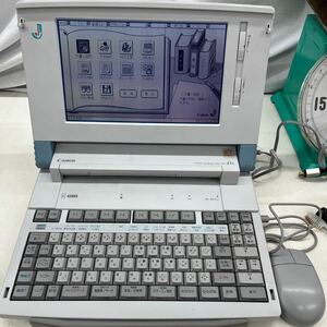 68③★60120-② Canon キャノン ワープロ J1c CanoWord 日本語 ワードプロセッサ 通電確認のみ ジャンク品扱い