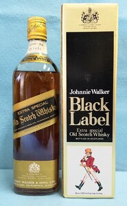 【未開栓品】 Johnnie Walker ブラックラベル エクストラスペシャル 金キャップ 760ml 43度 ジョニーウォーカー 八王子引き取りOK241276