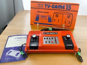 ◯k ゲーム ゲーム機 任天堂 カラー TV-GAME15 CTG-15V レトロゲーム 昭和レトロ 動作未確認