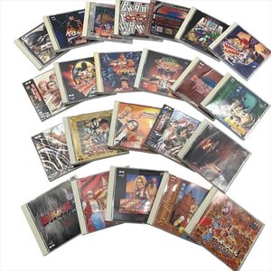 1円 良品 新世界楽曲雑技団 餓狼伝説 サムライスピリッツ など CD ゲーム サウンドトラック SNK ネオジオ 23枚 セット 動作確認済 m13799