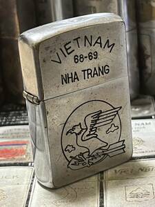1968年製ベトナムジッポー「空挺徽章」nha当時物 ヴィンテージ ミリタリー