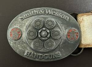 ヴィンテージ ベルトバックル 1939年 Smith&Wesson HANDGUMS
