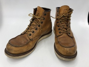 レッドウィングシューズ RED WING SHOES レースアップブーツ メンズ靴 28.0cm ブラウン