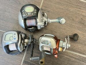 RYOBI 電動リール リョービAdventure SS700AT-S Daiwa DIGITAL MASTER DM-600PE 3点まとめ売り