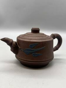 Y05127 朱泥 張紅華製 唐物 急須 アンティーク 中国古美術 中国 煎茶道具 茶道具
