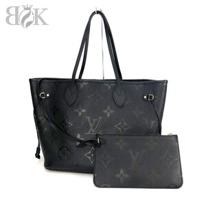 美品 ルイヴィトン アンプラント ネヴァーフルMM M45685 ICチップ ノワール 黒 トートバッグ LOUIS VUITTON 中古 ★