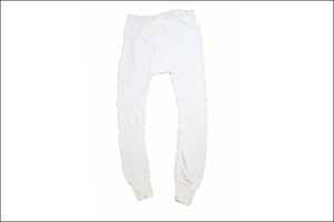 【L/G(38-40)】 LONG JOHNS ロングジョン サーマル パンツ USA製 白 パッチ アンダーウェア ビンテージ ヴィンテージ 古着 オールド EB320