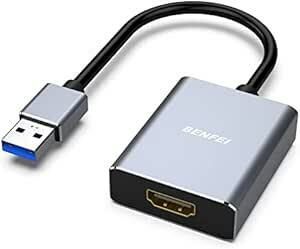 BENFEI USB 3.0 - HDMI アダプター、Windows 11、Windows 10、Windows 8.1、Win