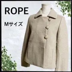 (B-569) ROPE ロペ ショート コート ジャケット ベージュ Mサイズ