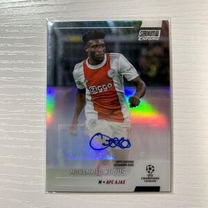 2021-22 Topps UCL Stadium Club Chrome Mohammed Kudus auto