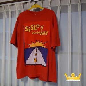 SISLEYのＴシャツ　メンズ（Ｌ）　レット