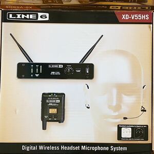 LINE6 XD-V55HS Digital Wireless Headset Microphone System ライン6 デジタル　ワイヤレス ヘッドセット　マイクロフォン