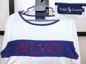 90s ラルフローレン RLYC ロゴ ロングT シャツ / 90年代 RALPH LAUREN ラルフローレンヨットクラブ ロンT
