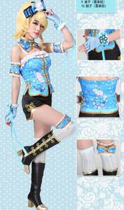 cos6412工場直販 高品質 ラブライブ! チャイナドレス 絢瀬絵里 覚醒後 コスプレ衣装 別途ウィッグ、靴下、靴追加可