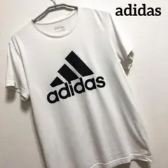 adidas SPORT アディダス 半袖 Tシャツ プリントデカロゴ Lサイズ