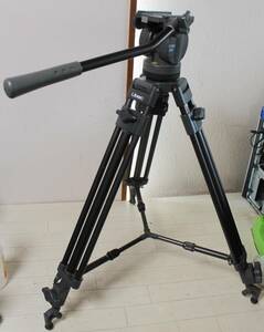 リーベック Libec LS-38DV TRIPOD T68 ビデオカメラ用三脚　【W55】